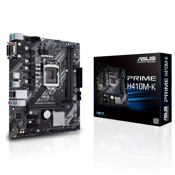 ASUS PRIME H410M-K carte mere pc gamer prix Maroc