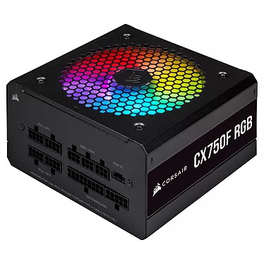 Corsair CX750F RGB 80PLUS Bronze (Noir) – Image 2