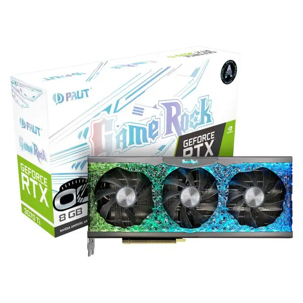 Palit GeForce RTX 3070 Ti GameRock OC carte graphique pc gamer prix maroc