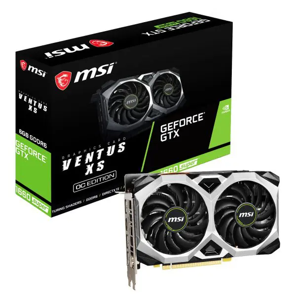 MSI GeForce GTX 1660 SUPER VENTUS XS OC carte graphique pc gamer prix maroc