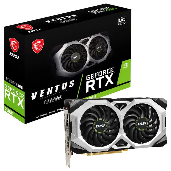 MSI GeForce RTX 2060 VENTUS 6G GP OC carte graphique pc gamer prix maroc