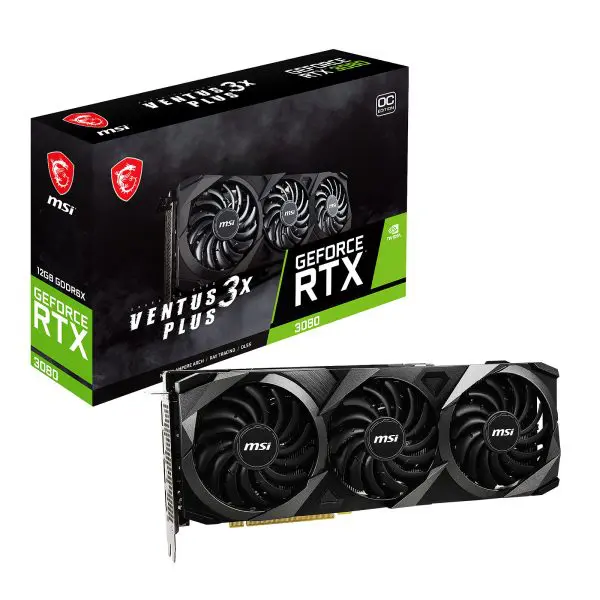 MSI GeForce RTX 3080 VENTUS 3X PLUS 12G OC LHR carte graphique pc gamer prix maroc