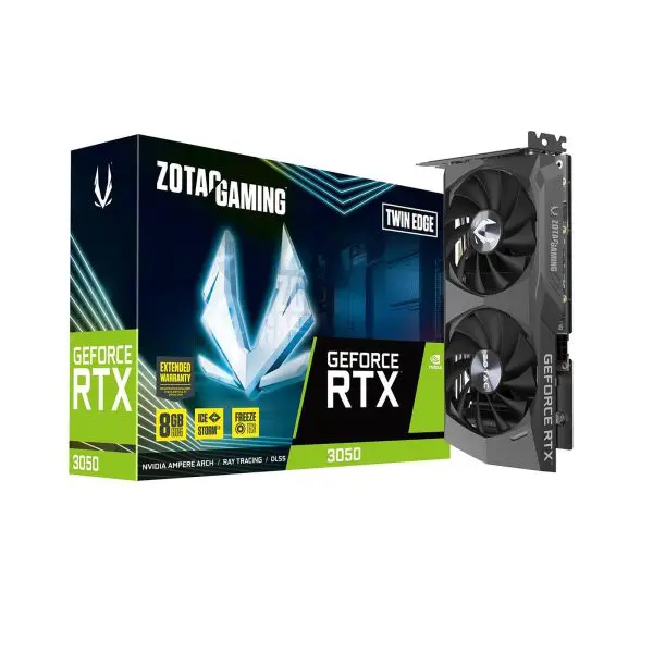 ZOTAC GeForce RTX 3050 Twin Edge LHR carte graphique prix maroc