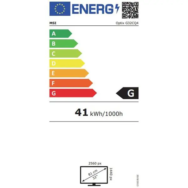 MSI 31.5" LED - Optix G32CQ4 – Image 2