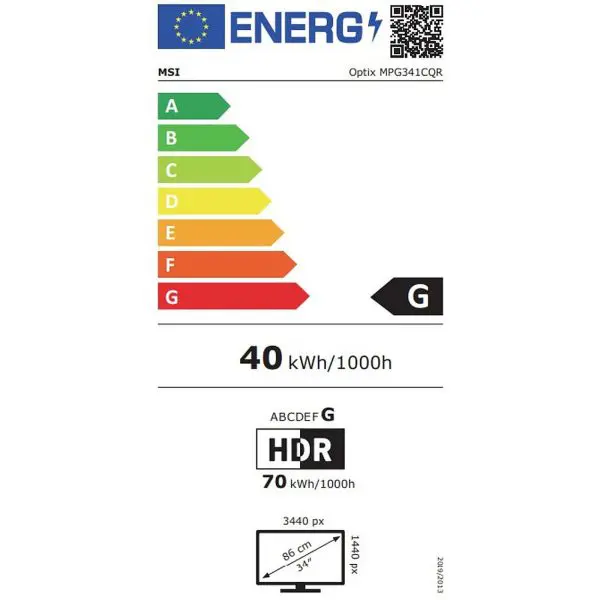 MSI 34" LED - Optix MPG341CQR – Image 5