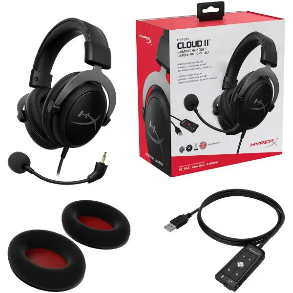 HyperX Cloud II (argent) – Image 5