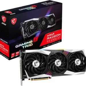 MSI Radeon RX 6900 XT GAMING X Trio 16GB GDDR6 avec refroidissement Torx 4.0 et design RGB.