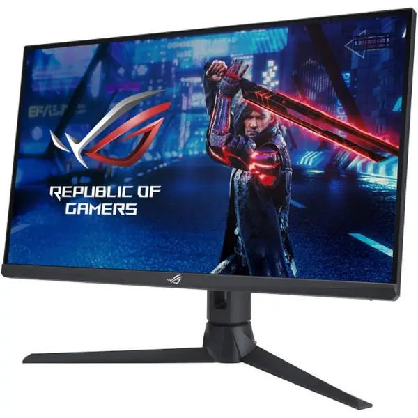 Moniteur ASUS ROG STRIX XG27AQMR 27 pouces Fast IPS 300Hz avec G-SYNC, FreeSync, HDR600 et technologie ELMB Sync pour une expérience de jeu immersive.