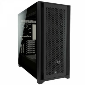 Corsair 5000D Airflow Noir – meilleur boîtier PC gaming au Maroc avec verre trempé et refroidissement optimal, disponible sur composant.ma.