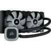 Corsair H100 RGB 240mm Watercooling LED RGB pour processeurs Intel/AMD disponible sur composant.ma