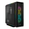 Corsair iCUE 5000T RGB Noir – meilleur boîtier PC gaming au Maroc avec panneau en verre trempé et ventilateurs ARGB, disponible sur composant.ma.