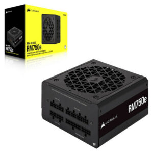 Alimentation Corsair RM750e 80PLUS Gold 750W modulaire – Performante et silencieuse pour gamers