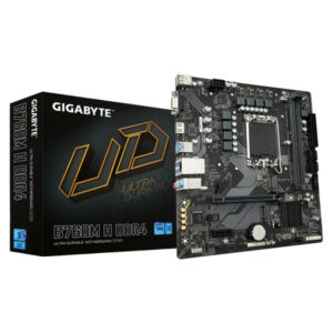 Carte mère Gigabyte B760M H DDR4 – Meilleure carte mère gaming Intel PCIe 4.0, disponible sur composant.ma pour PC gamer Maroc.