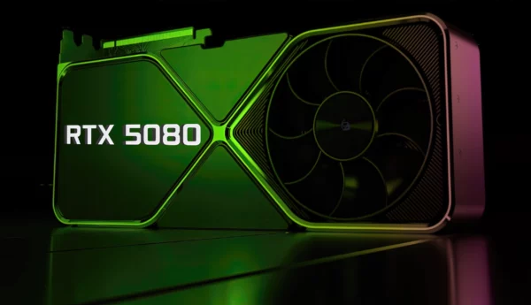 GeForce RTX 5080 16GB GDDR7, carte graphique gaming de haute performance, disponible sur composant.ma