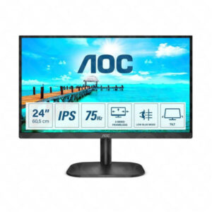 AOC 24B2XH/EU - Moniteur 23.8" IPS Full HD 75Hz pour bureautique et multimédia disponible sur composants.ma