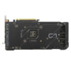 ASUS Dual GeForce RTX 4070 EVO OC Edition - Carte graphique gaming performante avec 12 Go de mémoire GDDR6X, design dual noir et blanc, vue de profil