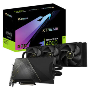 Gigabyte GeForce RTX 4090 XTREME WATERFORCE 24G, carte graphique gaming avec 24 Go GDDR6X et refroidissement liquide, disponible sur composant.ma.