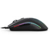 Souris gaming Glorious Model O 2 RGB en noir profond, ultralight 59g, design ergonomique droitier, capteur 26000 DPI, éclairage RGB sombre, parfaite pour setup gaming élégant et PC gamer Maroc