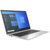 HP EliteBook 840 G8 - PC Portable Professionnel 14" avec processeur Intel Core i5-1135G7, 16 Go RAM et SSD 256 Go - Vue frontale avec écran allumé