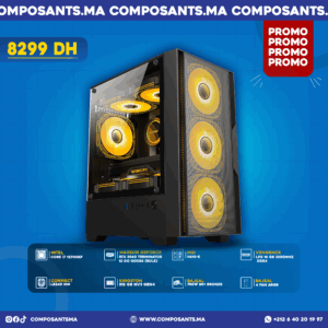 PC Gamer Intel Core i7 12700KF avec carte graphique RTX 3060, 16 Go RAM, SSD 512 Go – configuration gaming performante