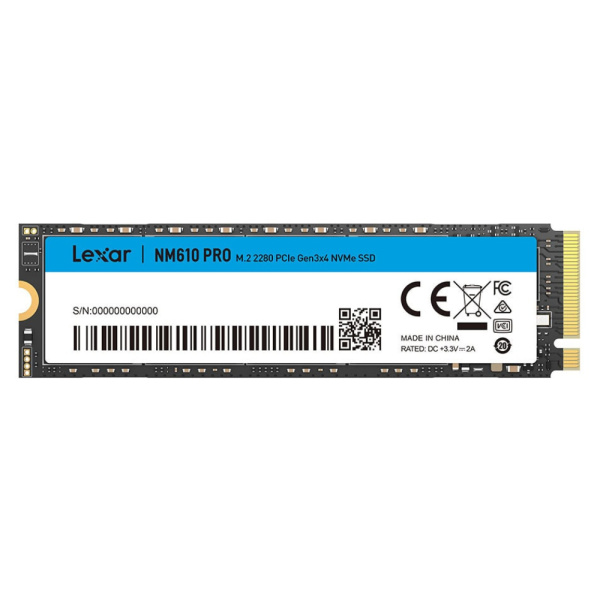Lexar NM610 PRO M.2 PCIe Gen3x4 NVMe 500GB