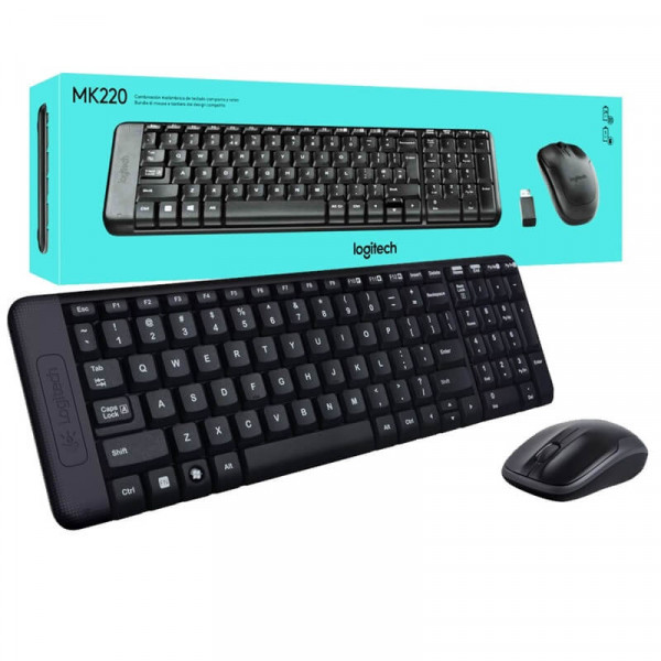 Logitech Desktop MK220 Sans-fil (AZERTY)
